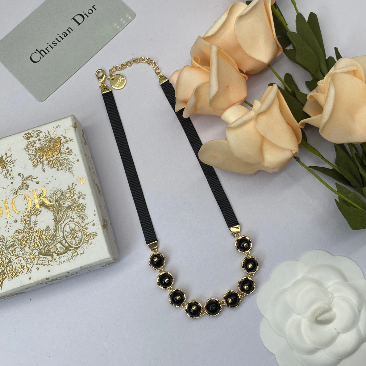 CDN101 High Quality CD Choker Necklace - ccjewelryacc