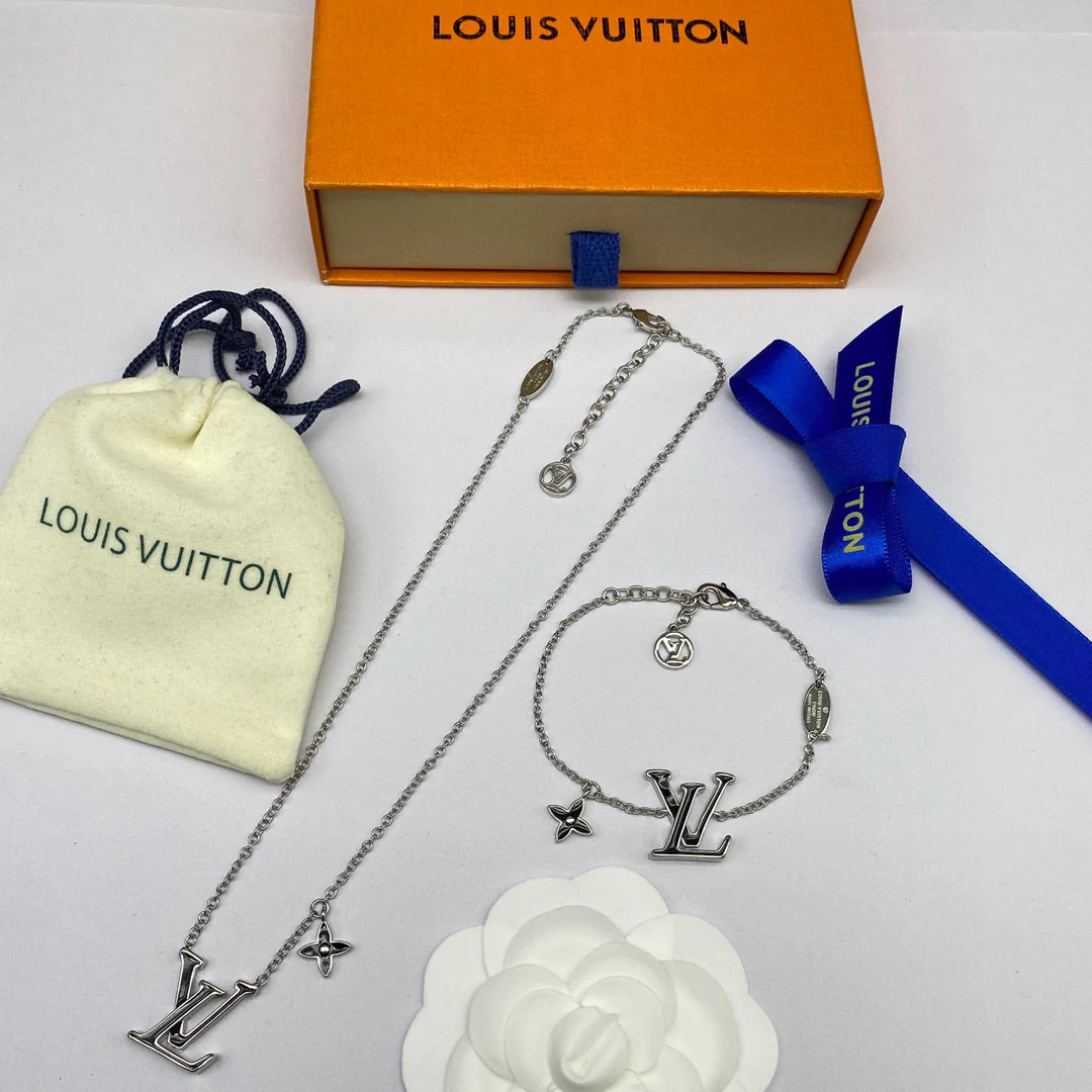 LVT013 Ever Blossom Series Jewelry Set Necklace Bracelet - ccfashionjewelry