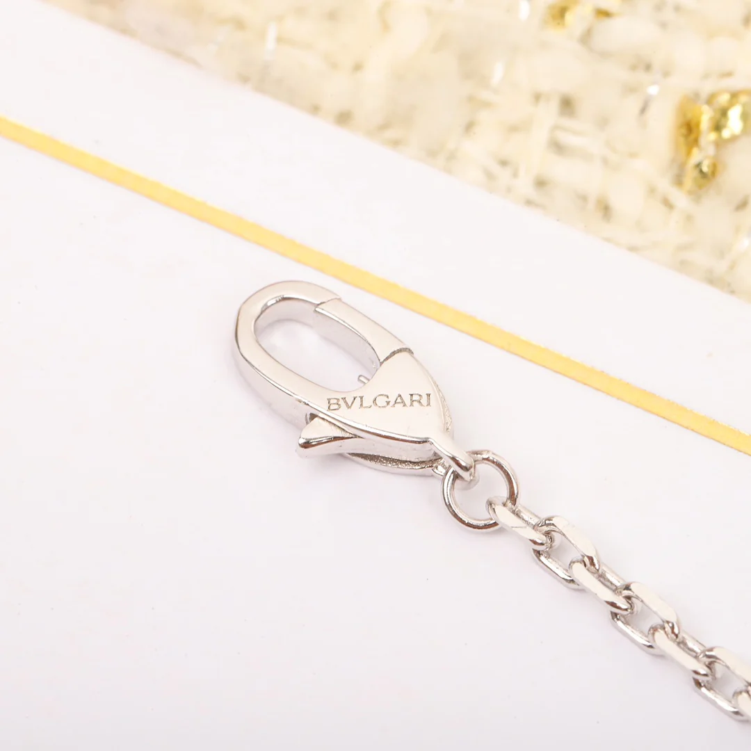 BGNS013 S925 Sterling Silver Full Diamond DIVAS'DREAM necklace - ccjewelryacc