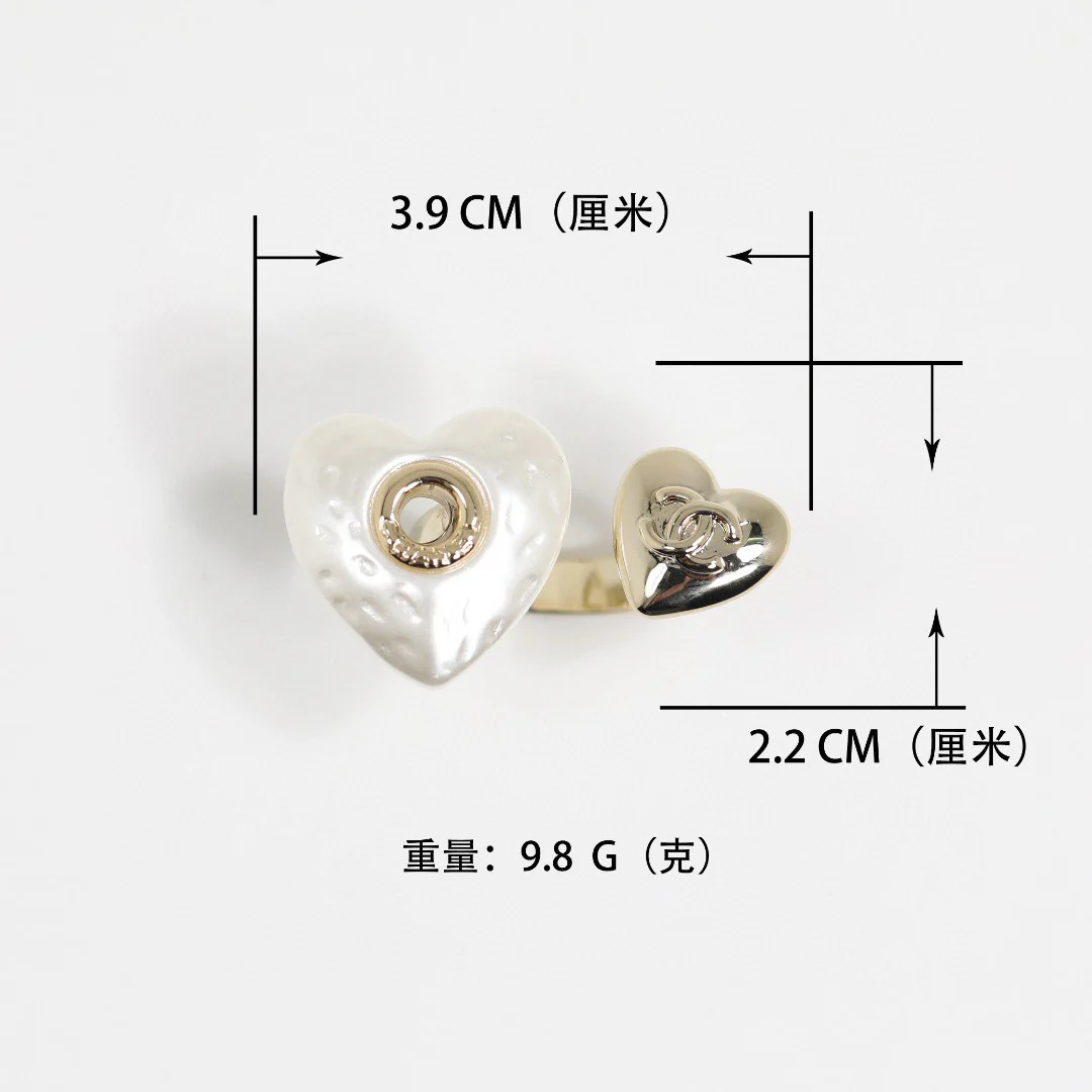 CCR056 Chanel heart ring - ccjewelryacc