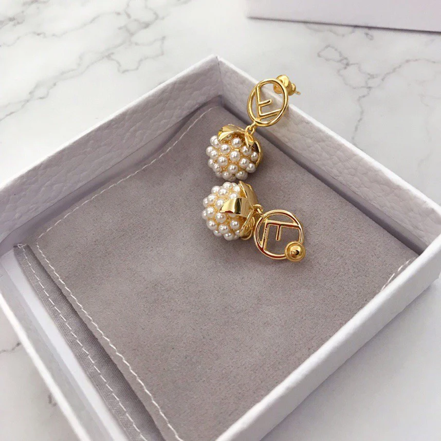 FDE019 Fendi dupe earrings - ccjewelryacc