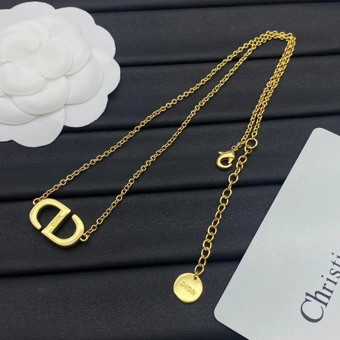 CDN326 Petit CD Necklace for Women - ccjewelryacc