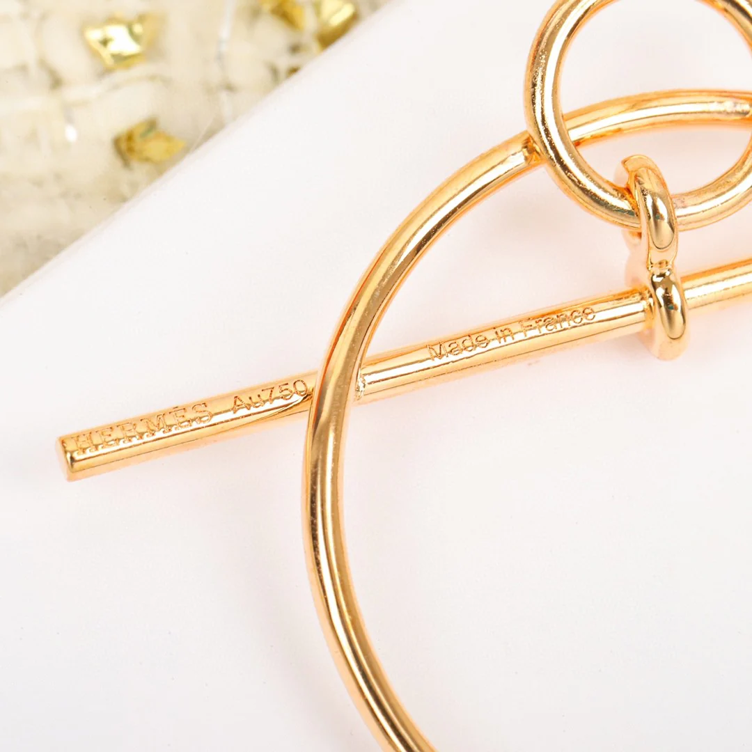 HMES008 Designer S925 Silver Loop earrings, small model - ccjewelryacc