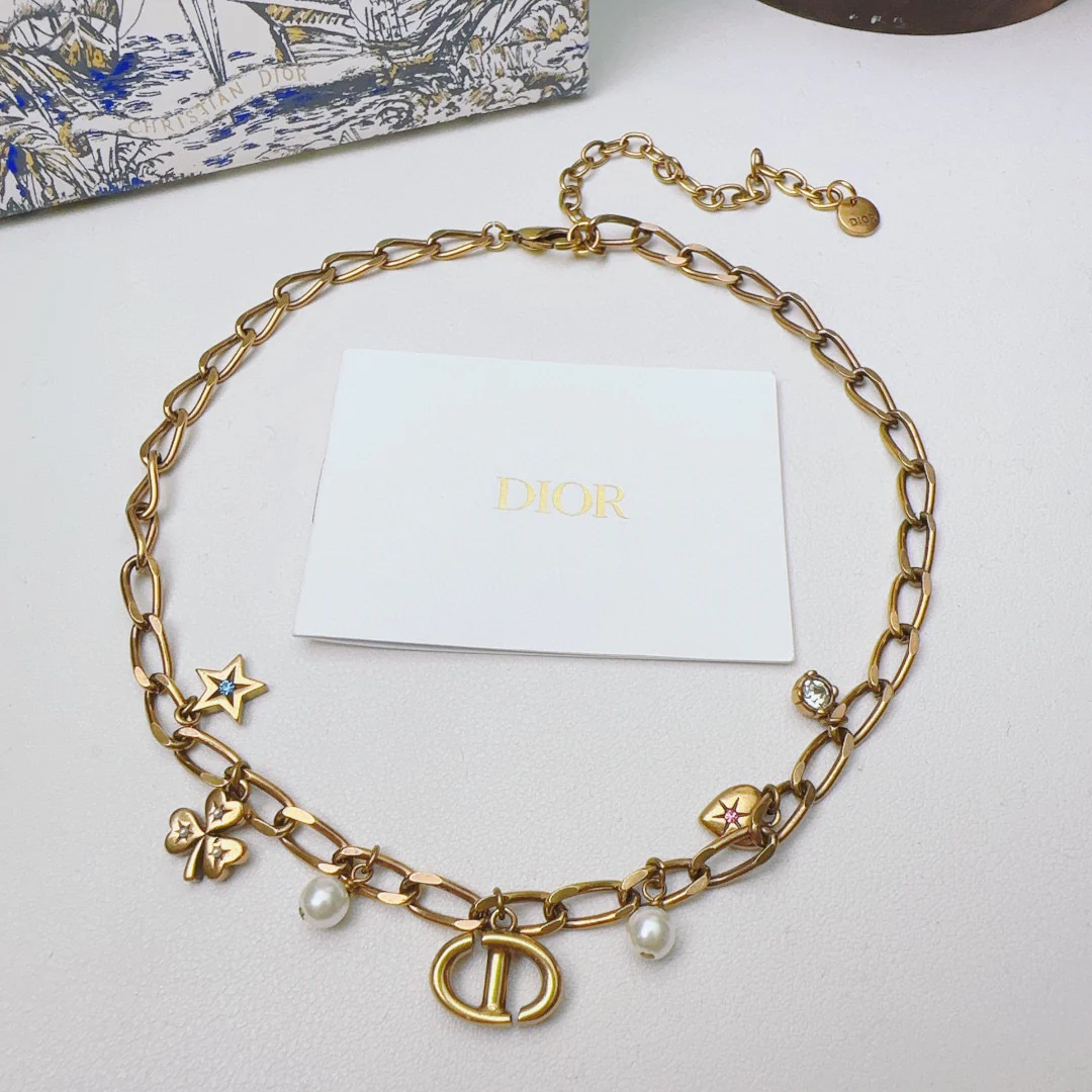 CDT038 Designer Jewelry set CD Necklace CD Earring For Women - ccjewelryacc