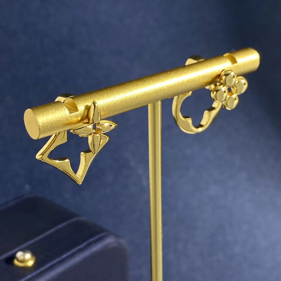 LVE035 VL Flowergram Earrings - ccjewelryacc