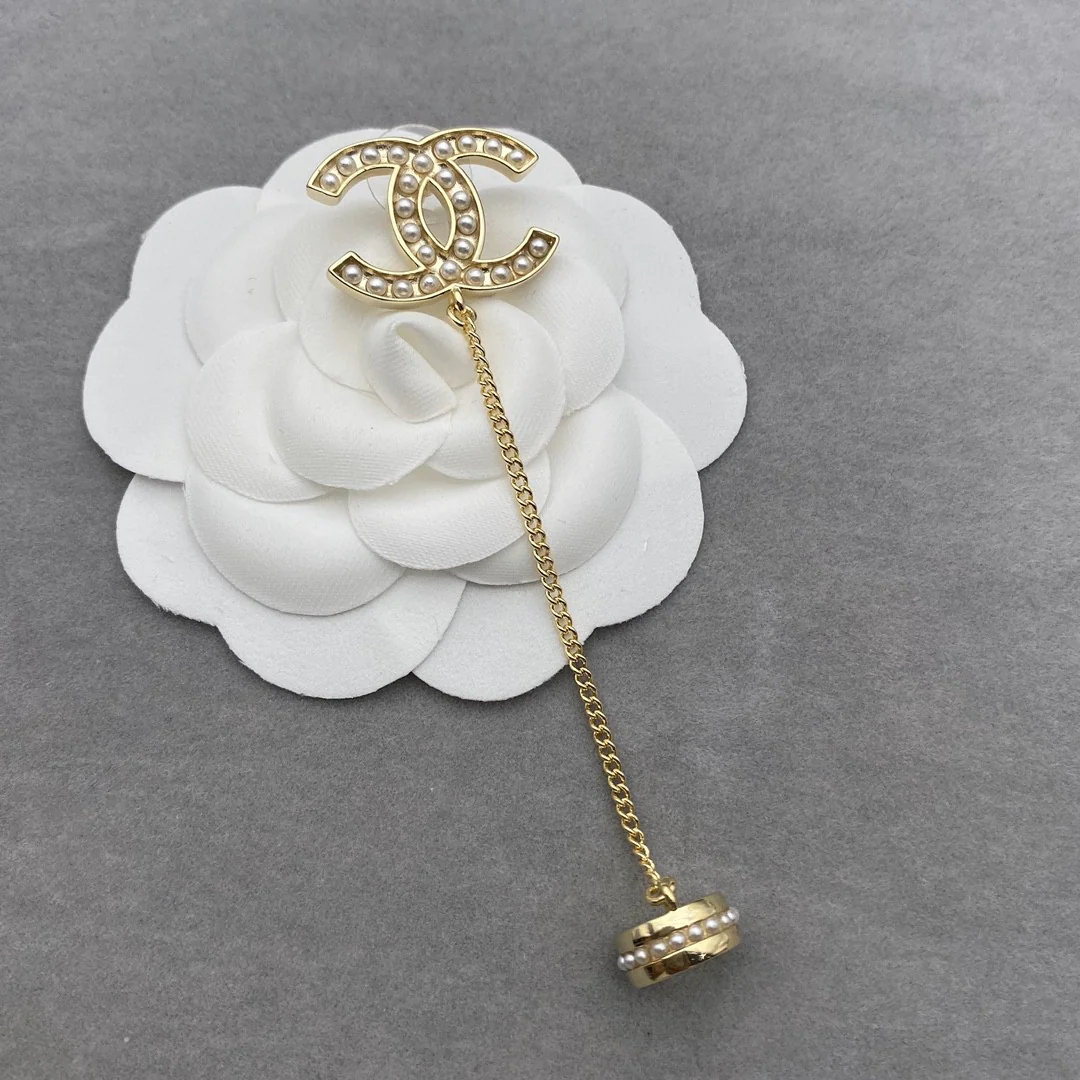 CCE489 Top Quality CC Stud earring With clip (1pcs) - ccjewelryacc