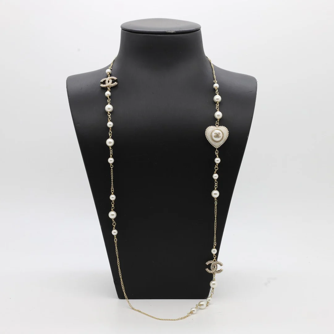 CCL254 CC Long Chain Necklace sweater chain - ccjewelryacc