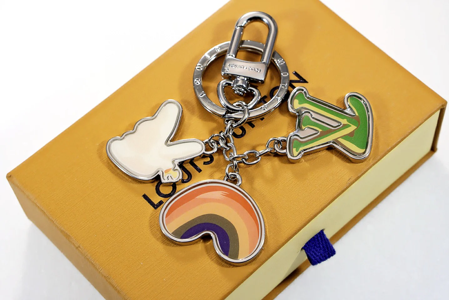 LVK081 Luxury designer Chromatic Keychain M00959 - ccjewelryacc
