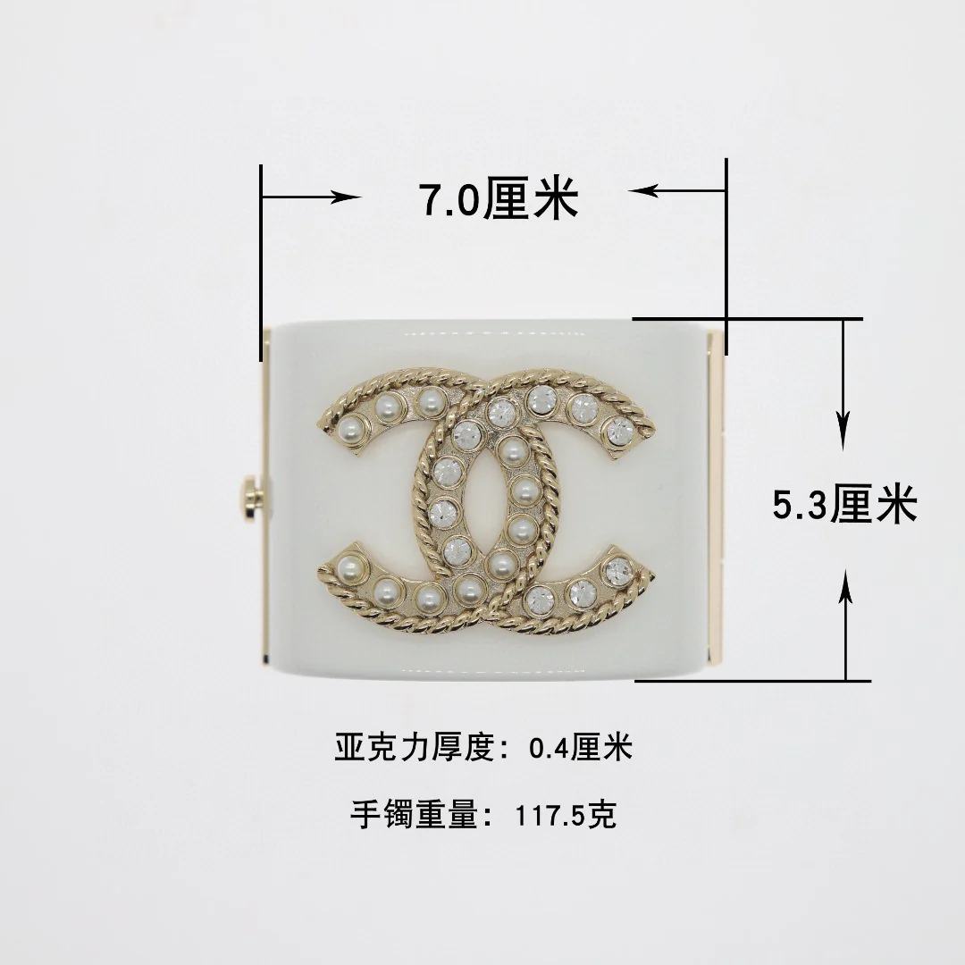 CCS079 CC acrylic cuff bracelet - ccjewelryacc