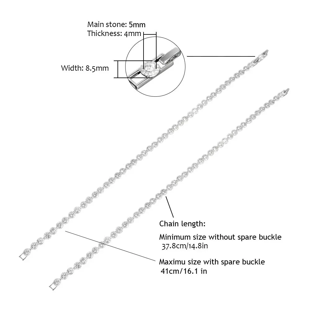 SVT001 Swarovski Angelic Necklace Earring Bracelet - ccjewelryacc