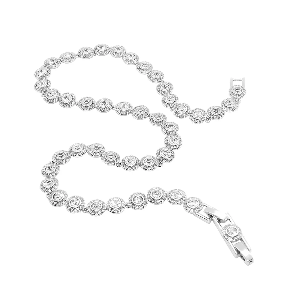SVT001 Swarovski Angelic Necklace Earring Bracelet - ccjewelryacc