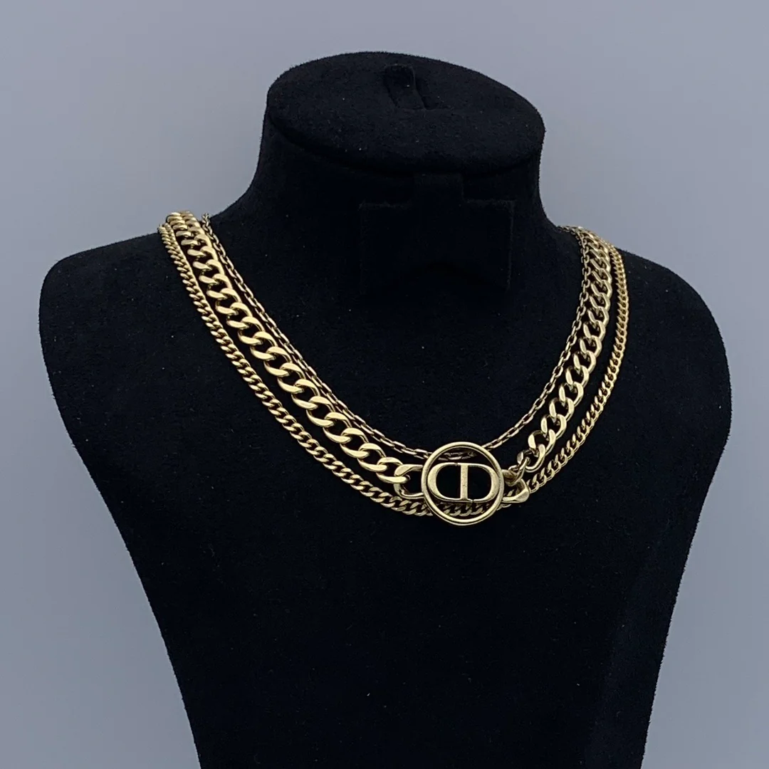 CDN295 High quality Luxury Designer CD Choker Necklace For Women - ccjewelryacc