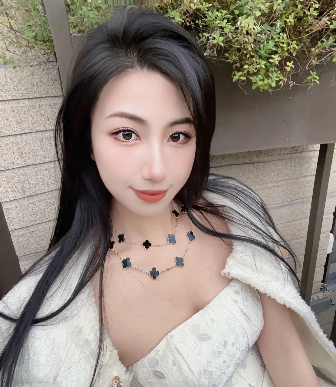 VCL003 High quality 20 clover Flower Long Sweater chain for women - ccjewelryacc