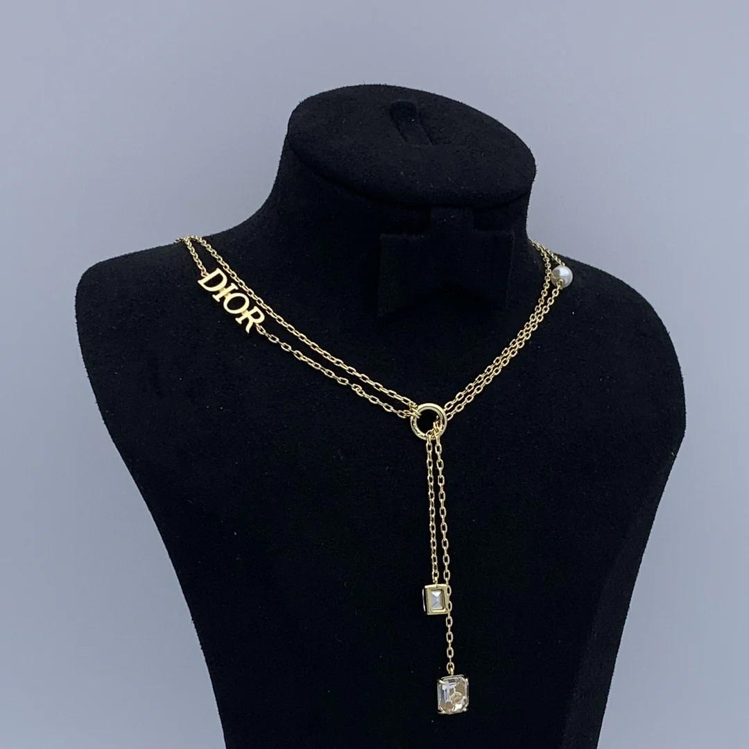 CDN262 High quality Luxury Designer CD Women Necklace - ccjewelryacc