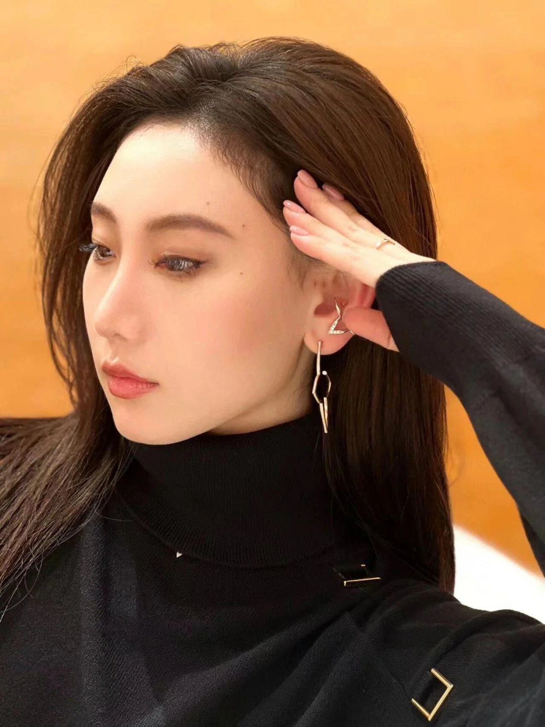 LVES001 S925 Sterling Silver XL Hoop Earrings For Women - ccjewelryacc