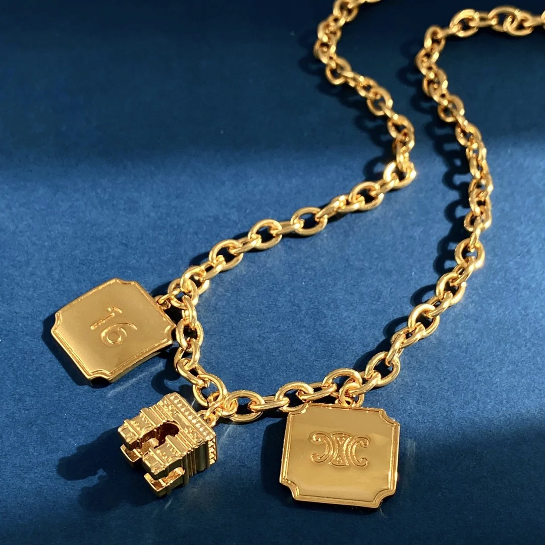 CLN002  Triomphe pendant necklace - ccjewelryacc
