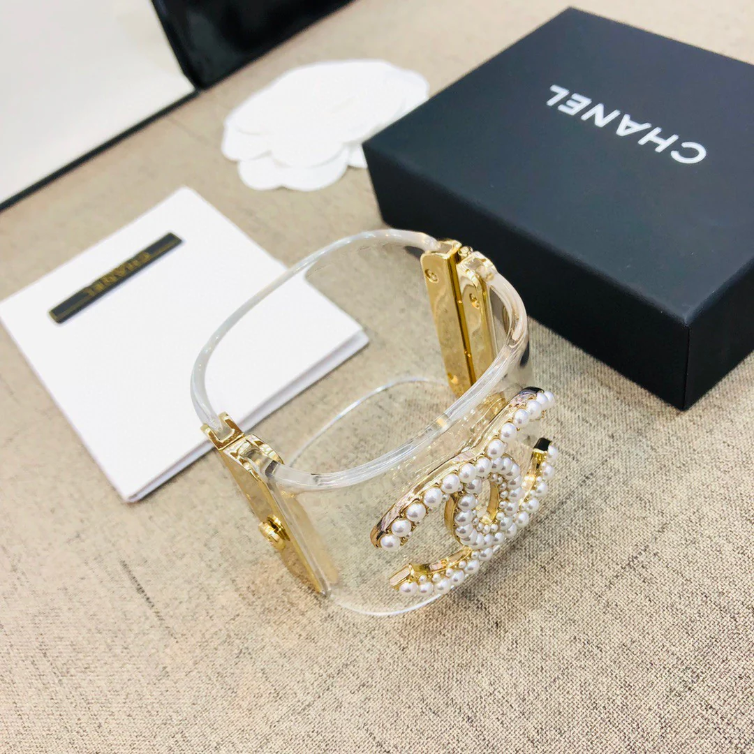 CCS068 CC acrylic cuff bracelet - ccjewelryacc