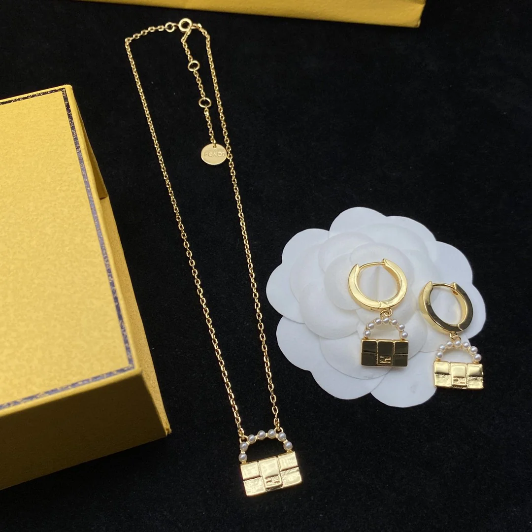 FDN006 FE026 High quality FD Necklace earring - ccjewelryacc