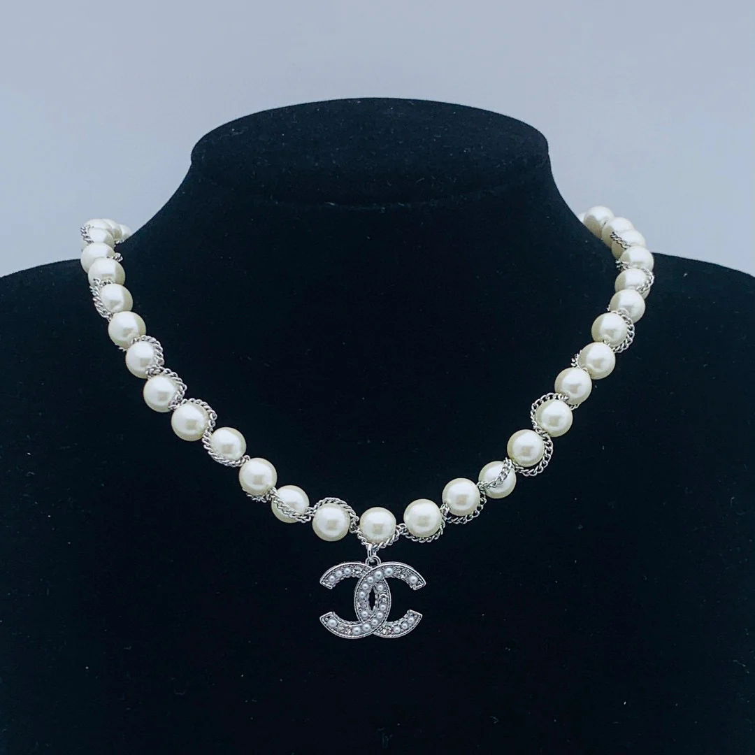 CCN244 High quality CC Pendant Choker Necklace - ccjewelryacc