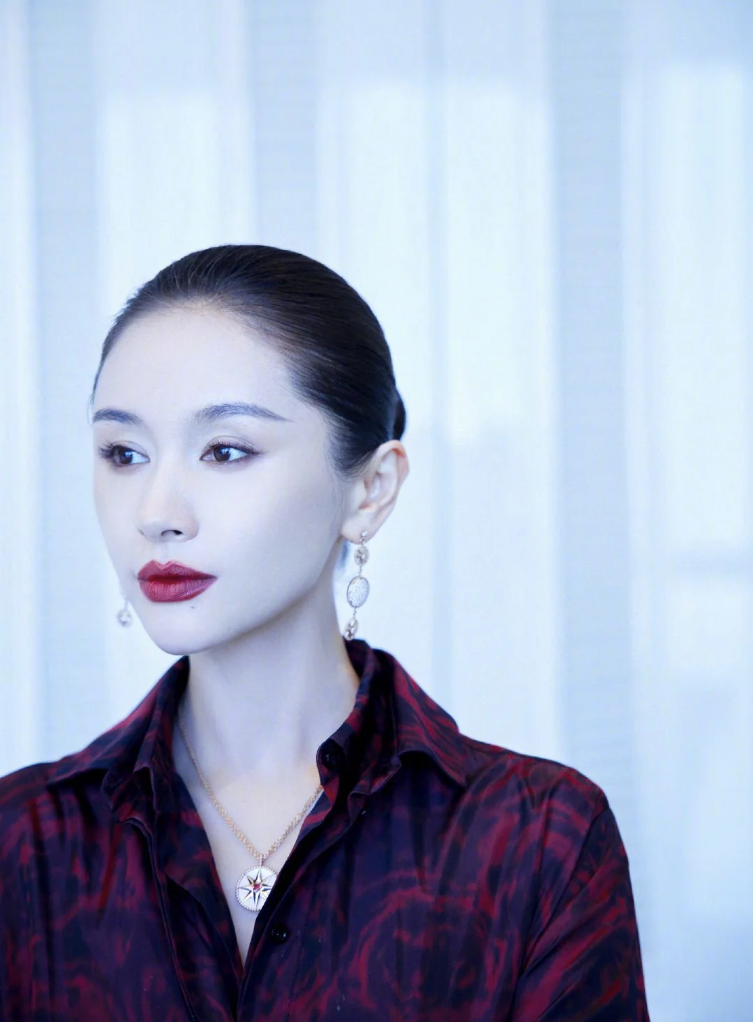 CDEV002 18K Rose Gold diamond Dior ROSE DES VENTS earrings - ccjewelryacc