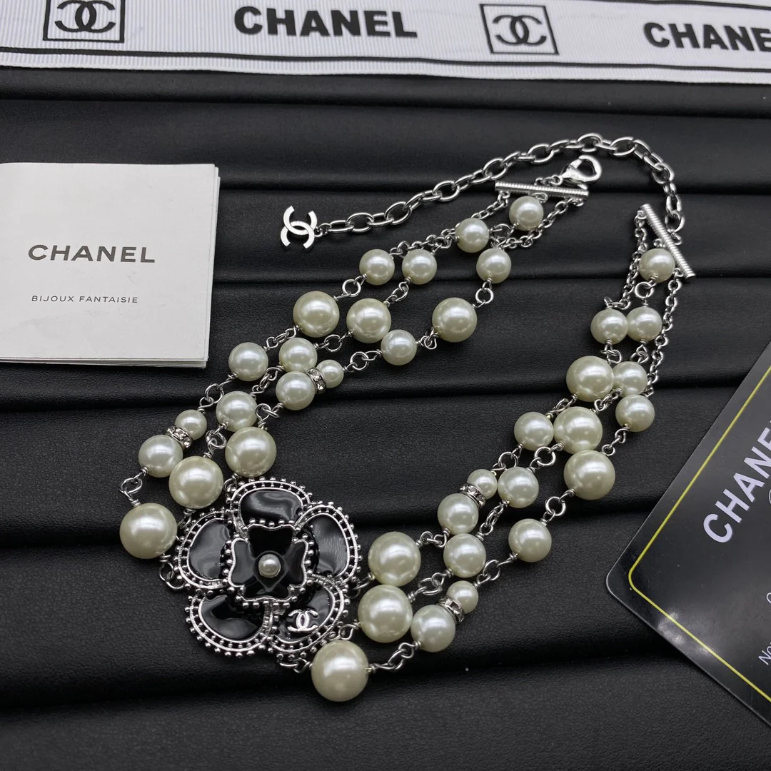 CCN201 CC Choker necklace Bracelet earrings - ccjewelryacc