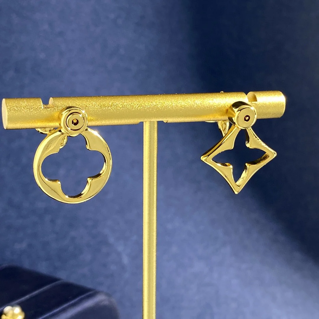 LVE035 VL Flowergram Earrings - ccjewelryacc