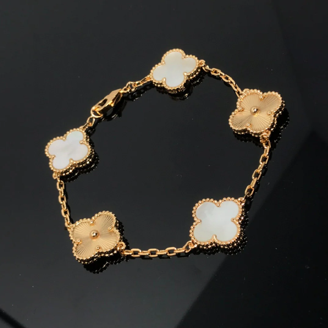 VCS002 VCA vintage alhambra Bracelet 5 motifs - ccjewelryacc