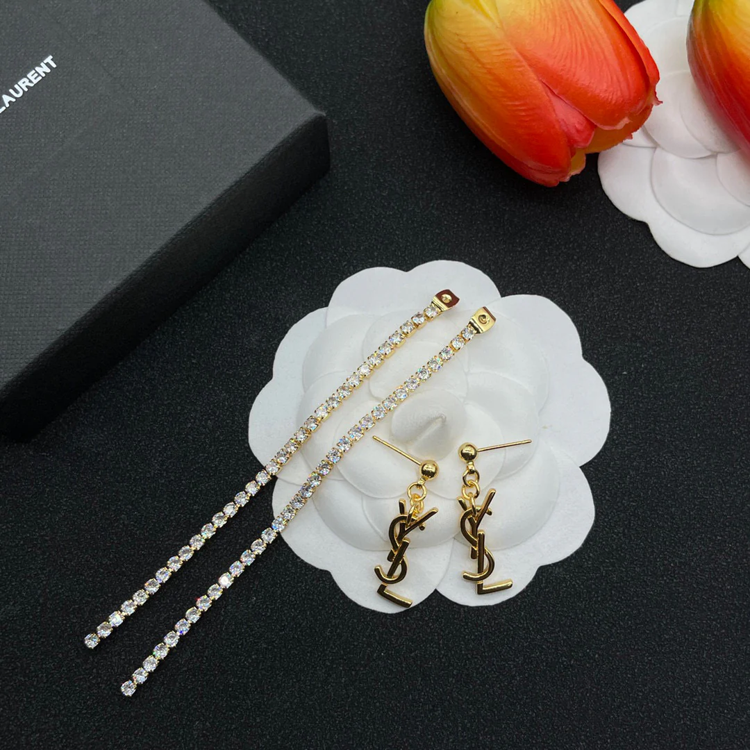 YYE030 Designer tassel earrings - ccjewelryacc