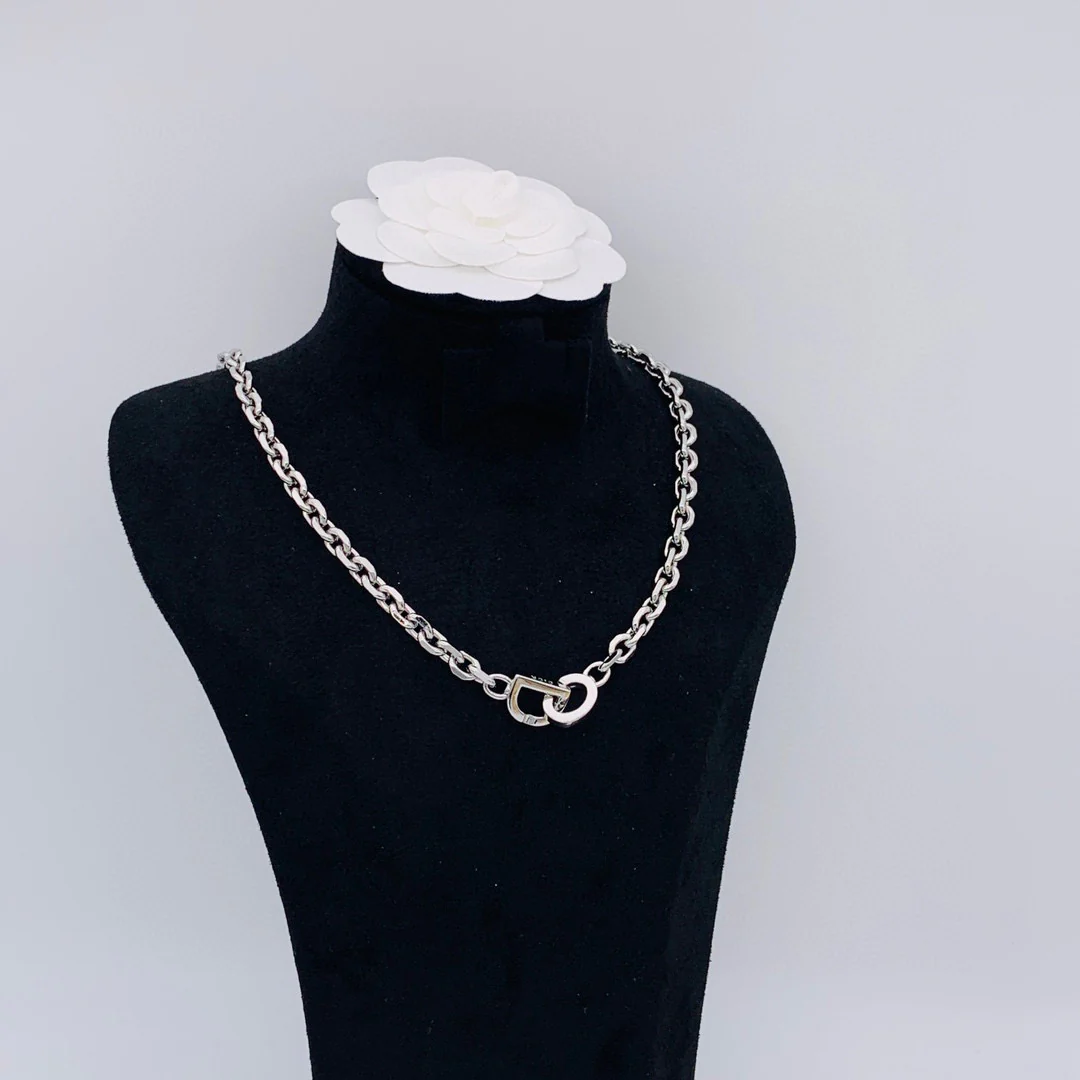 CDN237 High quality CD Choker Necklace - ccjewelryacc