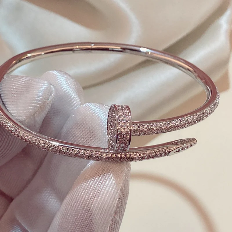 KB8001 High Version High Quality Nail Bangle Bracelet for Women men - ccjewelryacc