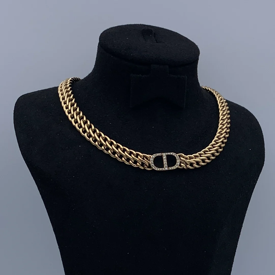 CDN291 High quality Luxury Designer CD Choker Necklace For Women - ccjewelryacc