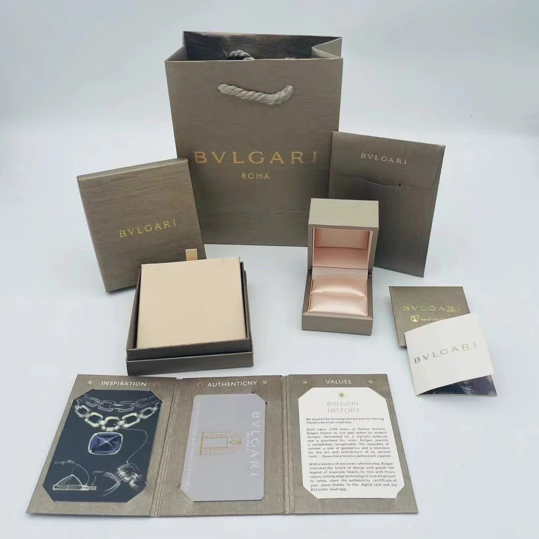 BGZ001 BVLGARI Save the children series Jewelry Package Box for Necklace, Ring Gift Package Box Shopping Bag - ccjewelryacc