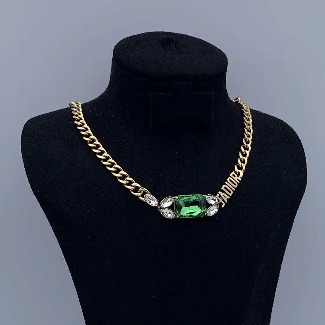 CDN297 High quality Luxury Designer CD Choker Necklace For Women - ccfashionjewelry