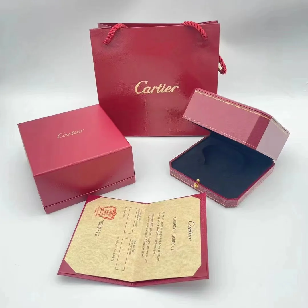 3 in 1 K Gold vesion Brand original Jewelry package box for necklace pendant, ring,braceletgift package box shopping bag high quality CTZ001 - ccjewelryacc