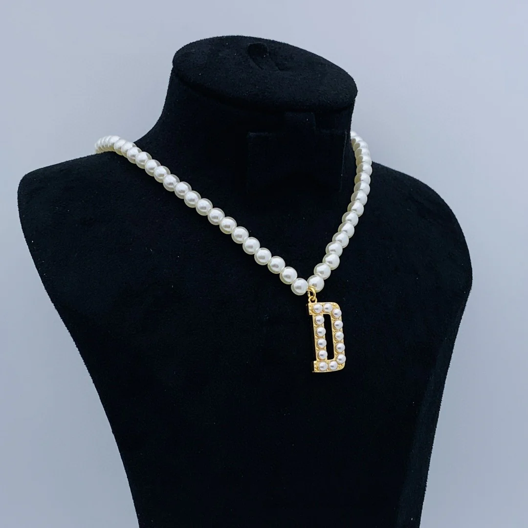 CDN108 High Quality CD Pearl Pendant Necklace - ccjewelryacc