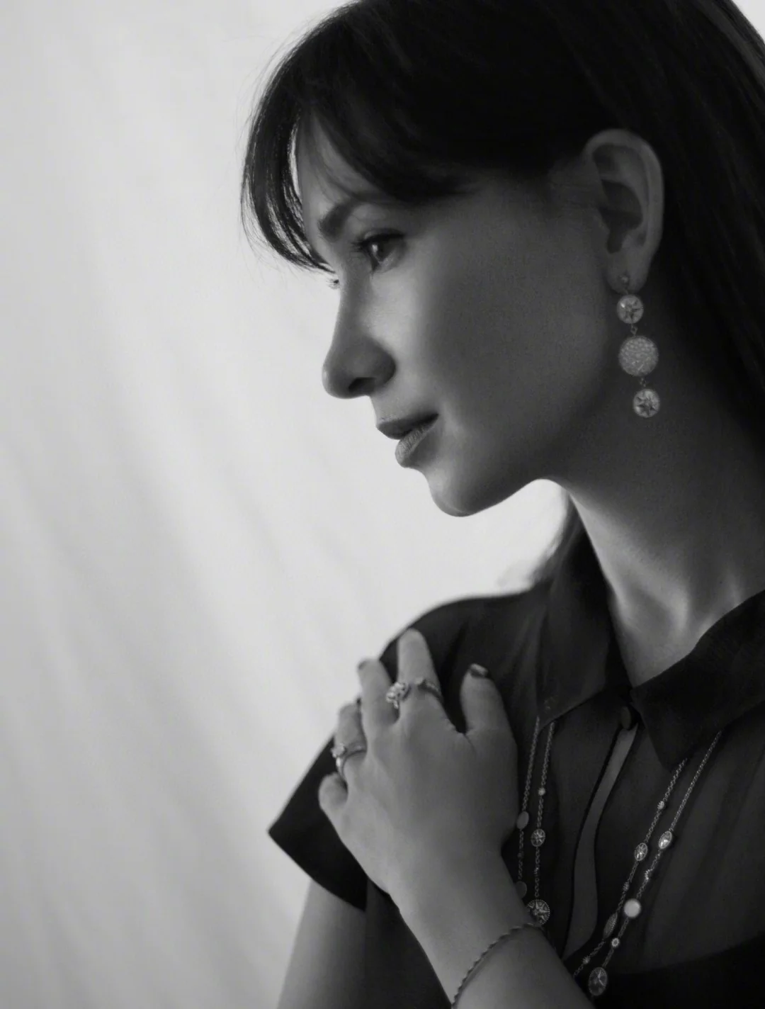 CDEV002 18K Rose Gold diamond Dior ROSE DES VENTS earrings - ccjewelryacc