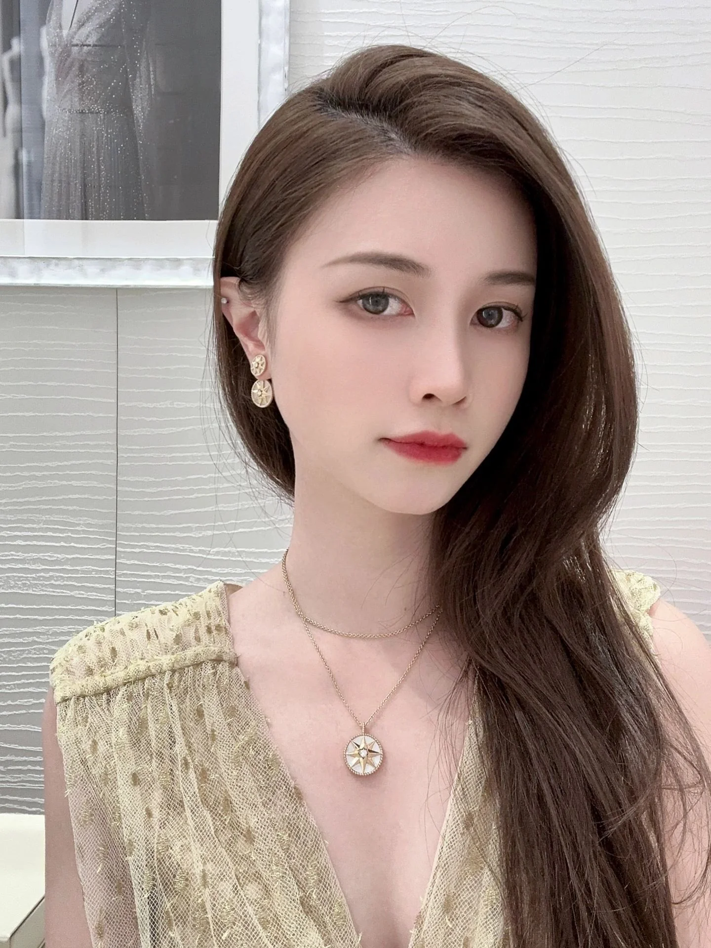 CDNS310 S925 Silver CD ROSE DES VENTS Astrolabium Pendant Necklace for Women - ccjewelryacc