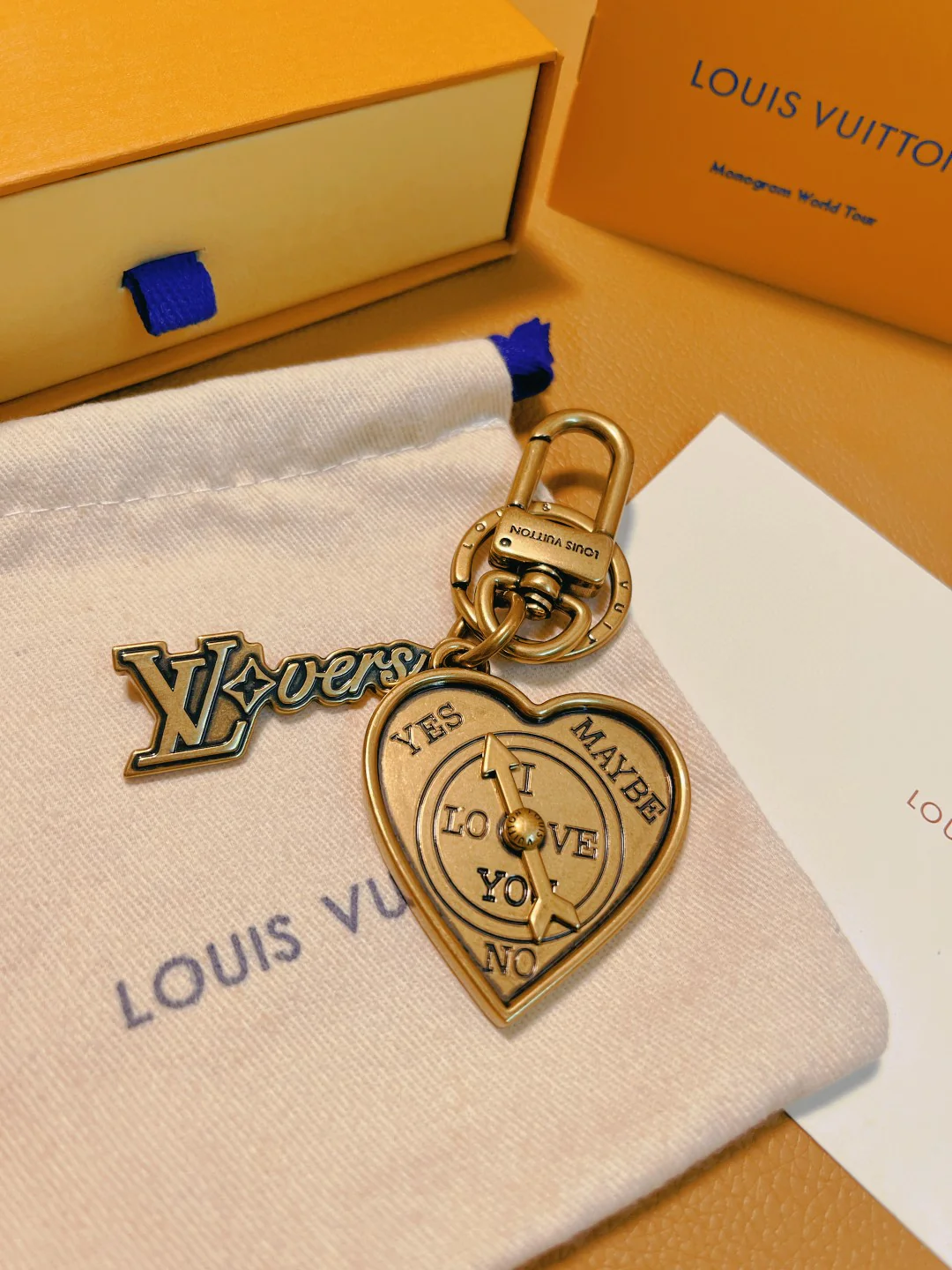 LVK100 Luxury designer Chromatic Keychain M01711 - ccjewelryacc