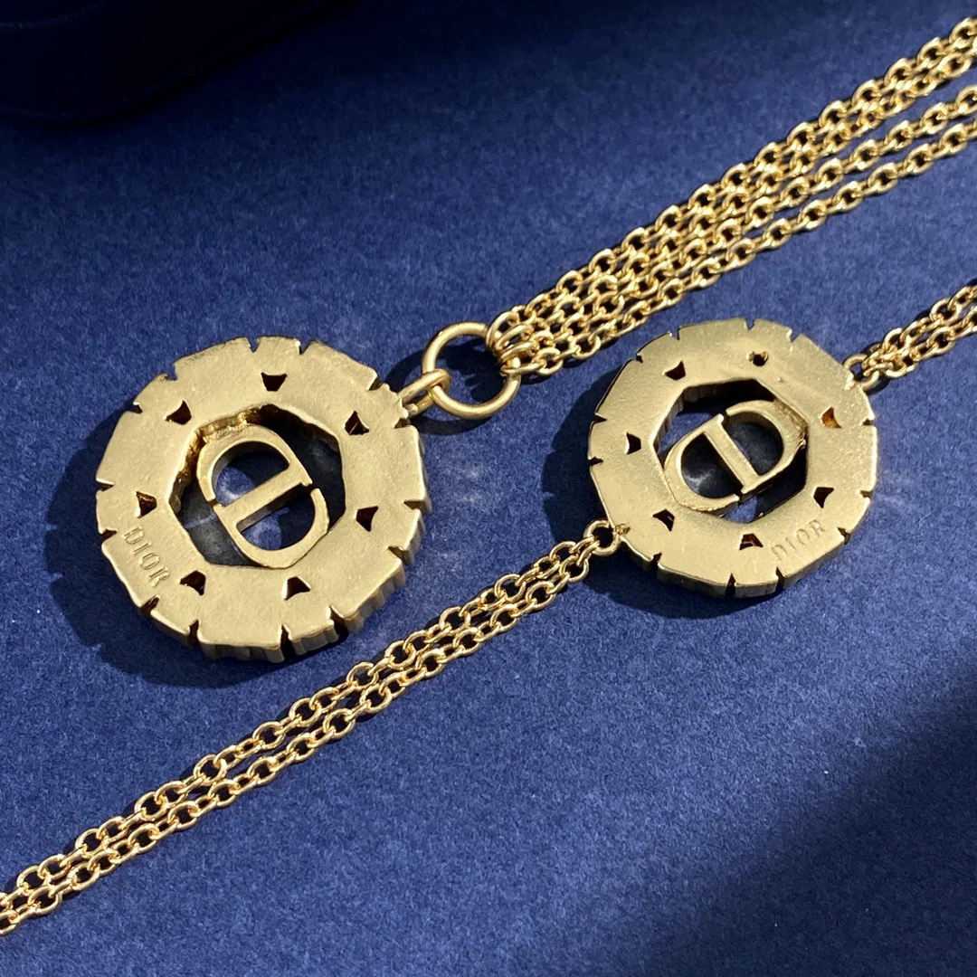 CDT034 Designer Jewelry set CD Necklace CD Bracelet For Women - ccjewelryacc