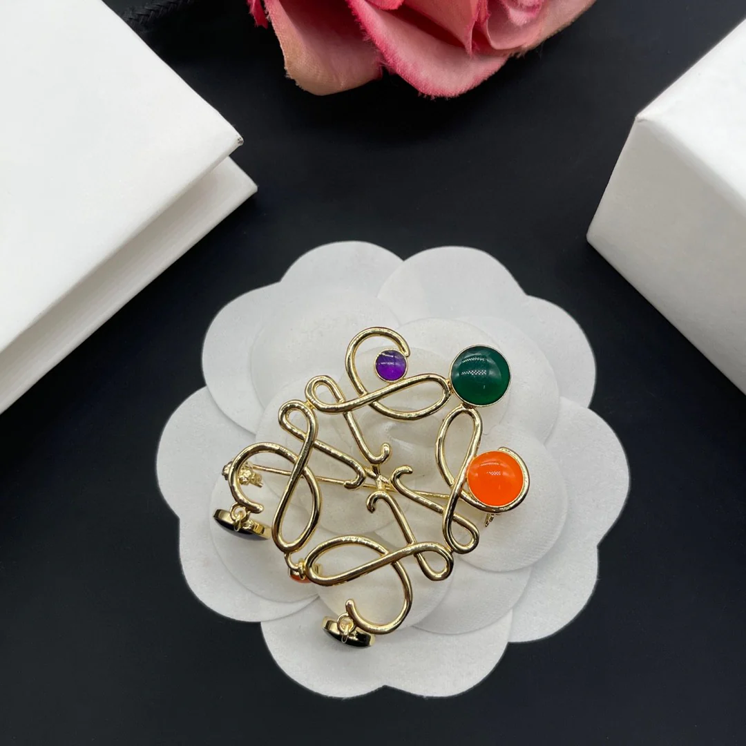 BLB007 Anagram brooch pin - ccjewelryacc