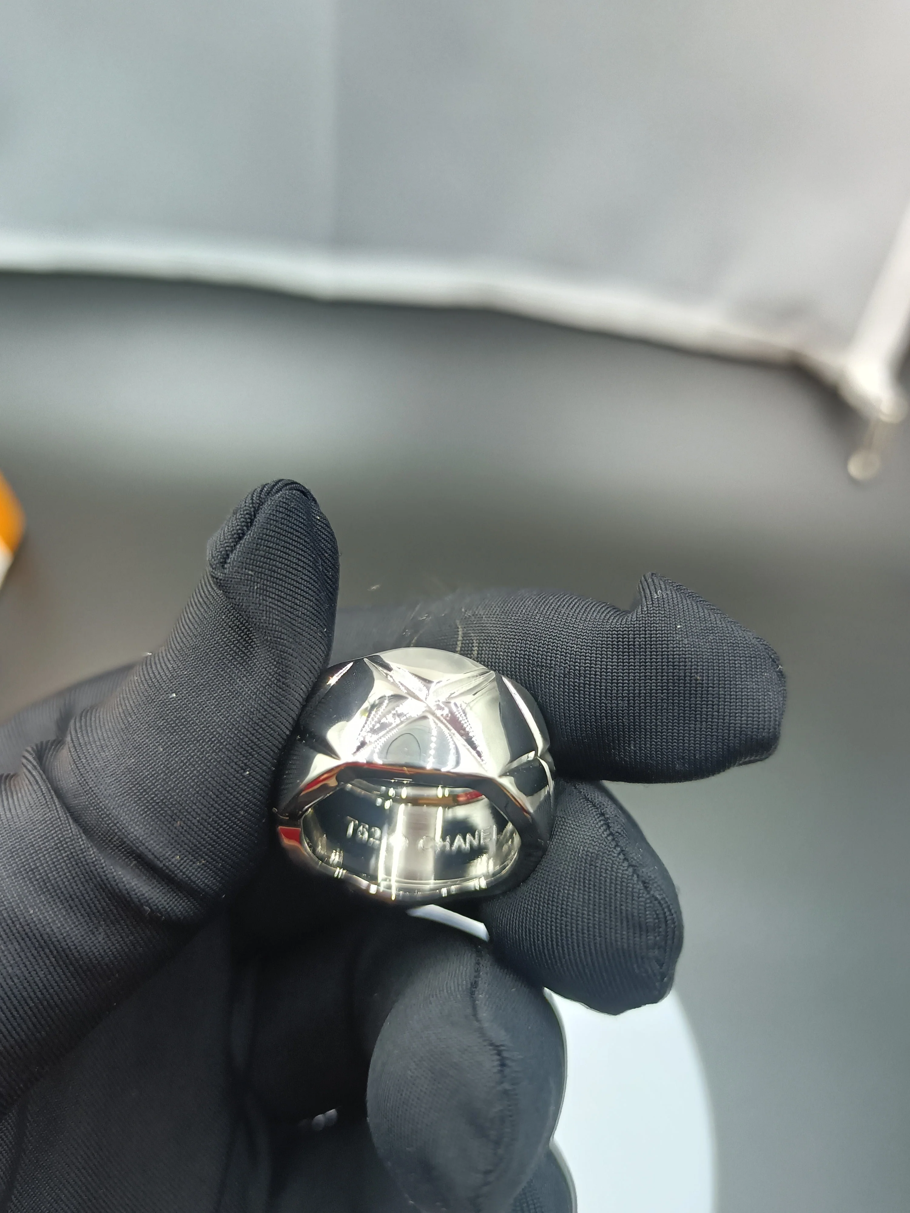 CCR8001C 11mm COCO crush ring cc ring titanium steel plating Gold - ccjewelryacc