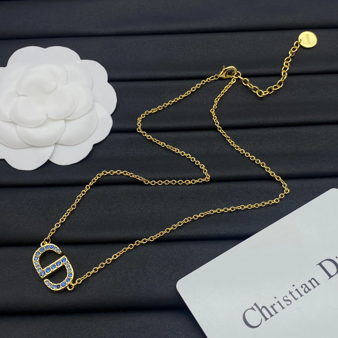 CDN326 Petit CD Necklace for Women - ccjewelryacc