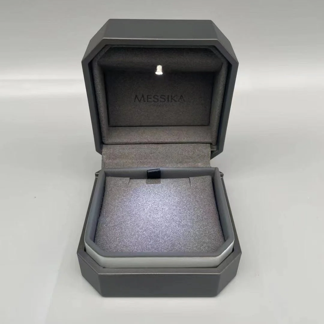 Messika  Top Quality Jewelry Package Box with led light for Necklace, Ring earring Gift Package Box Shopping Bag MSZ001 - ccjewelryacc