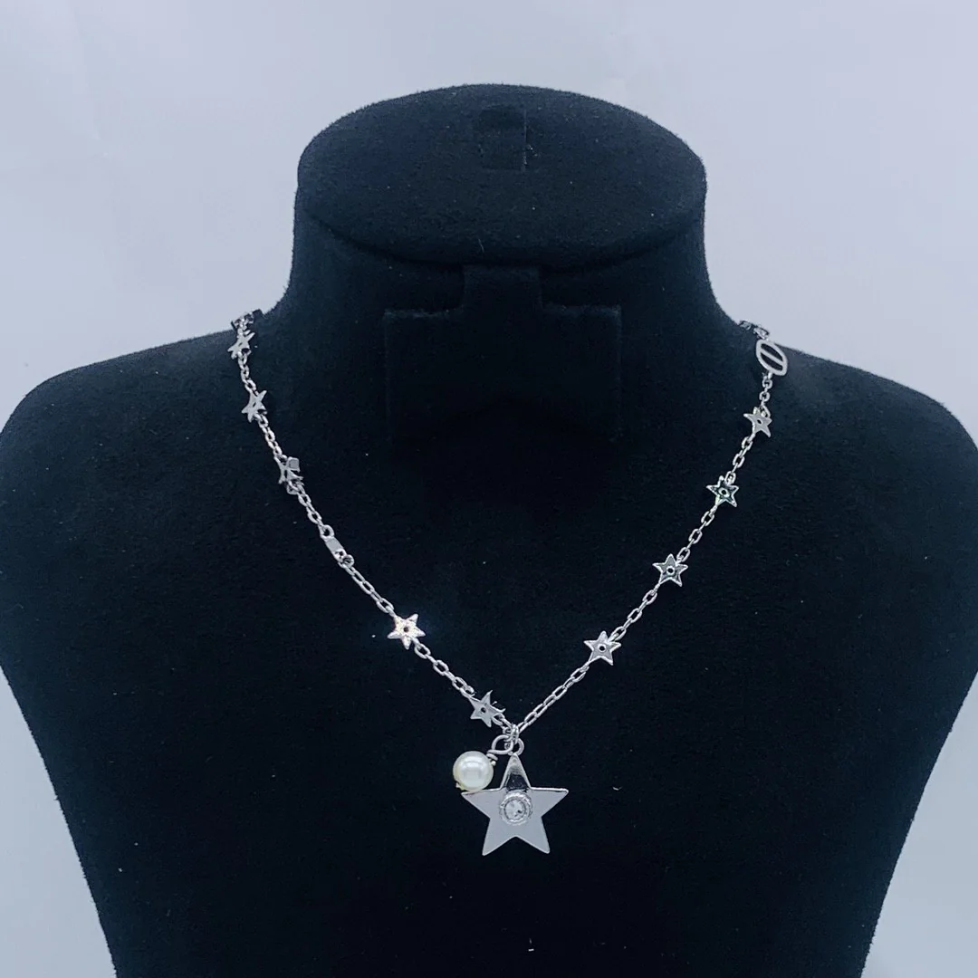 CDN316 High Quality Designer CD Necklace for Women - ccjewelryacc