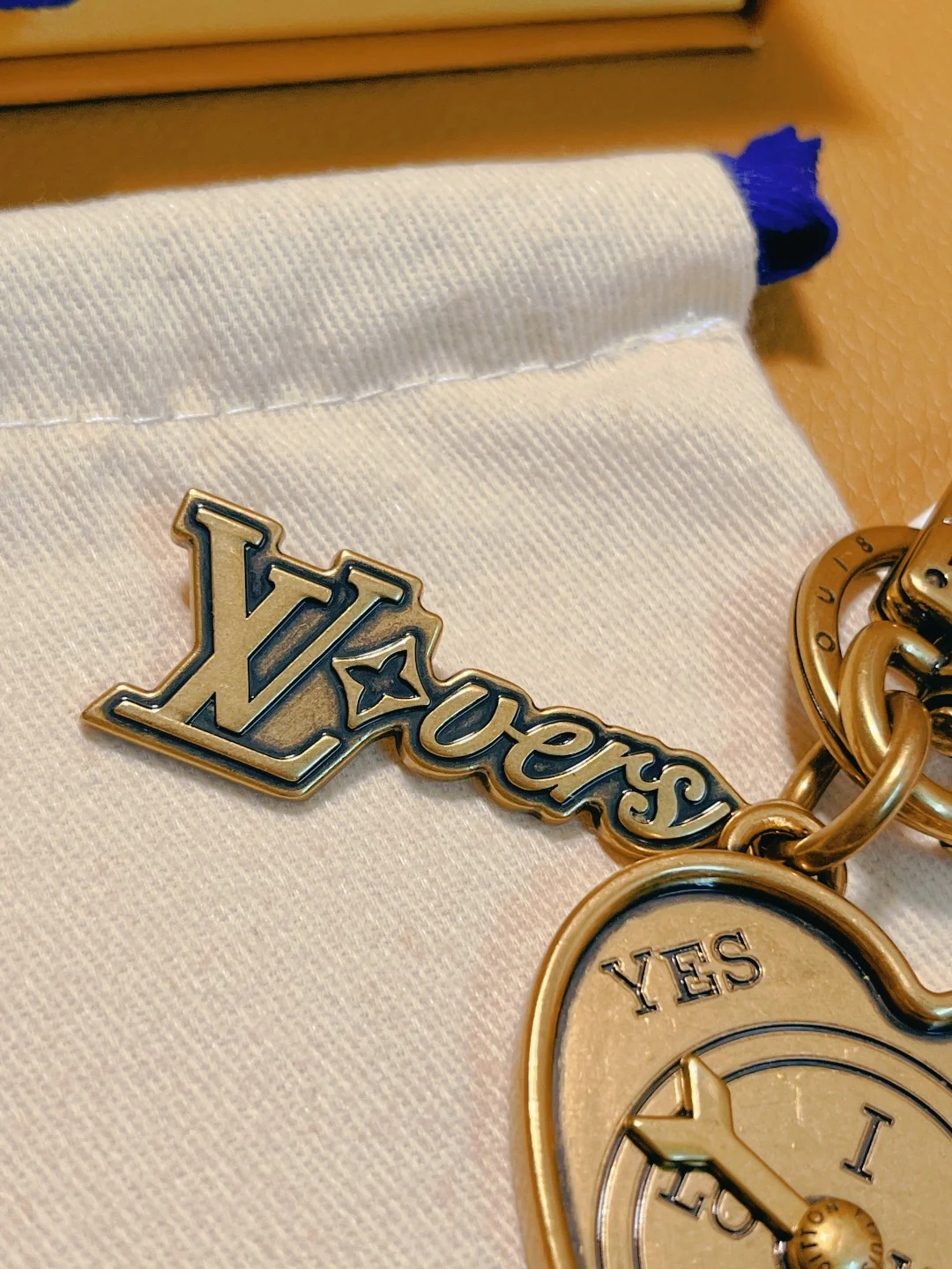 LVK100 Luxury designer Chromatic Keychain M01711 - ccjewelryacc