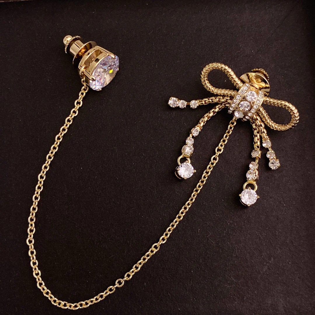 MMB001 Gold brooch - ccjewelryacc