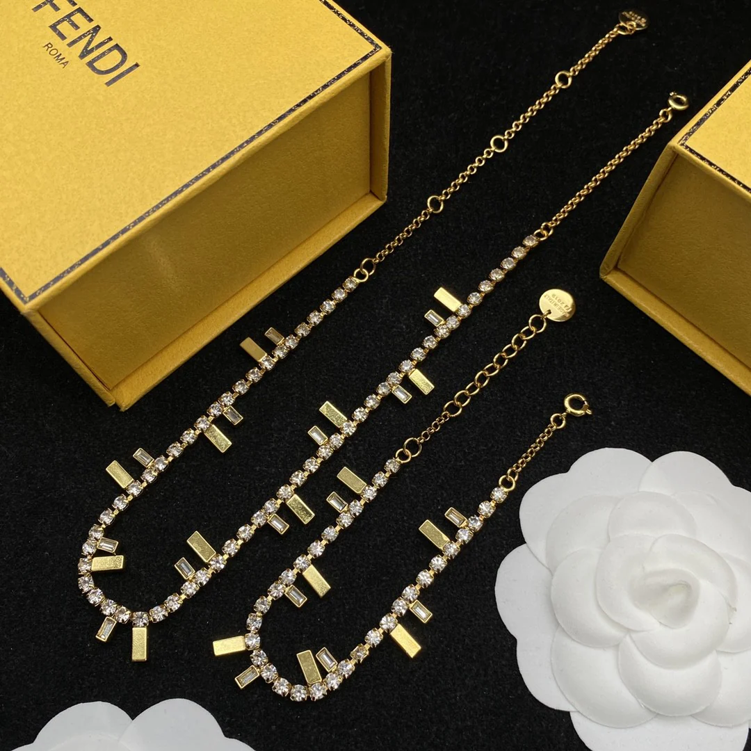 FDN009 High quality FD Necklace bracelet - ccjewelryacc