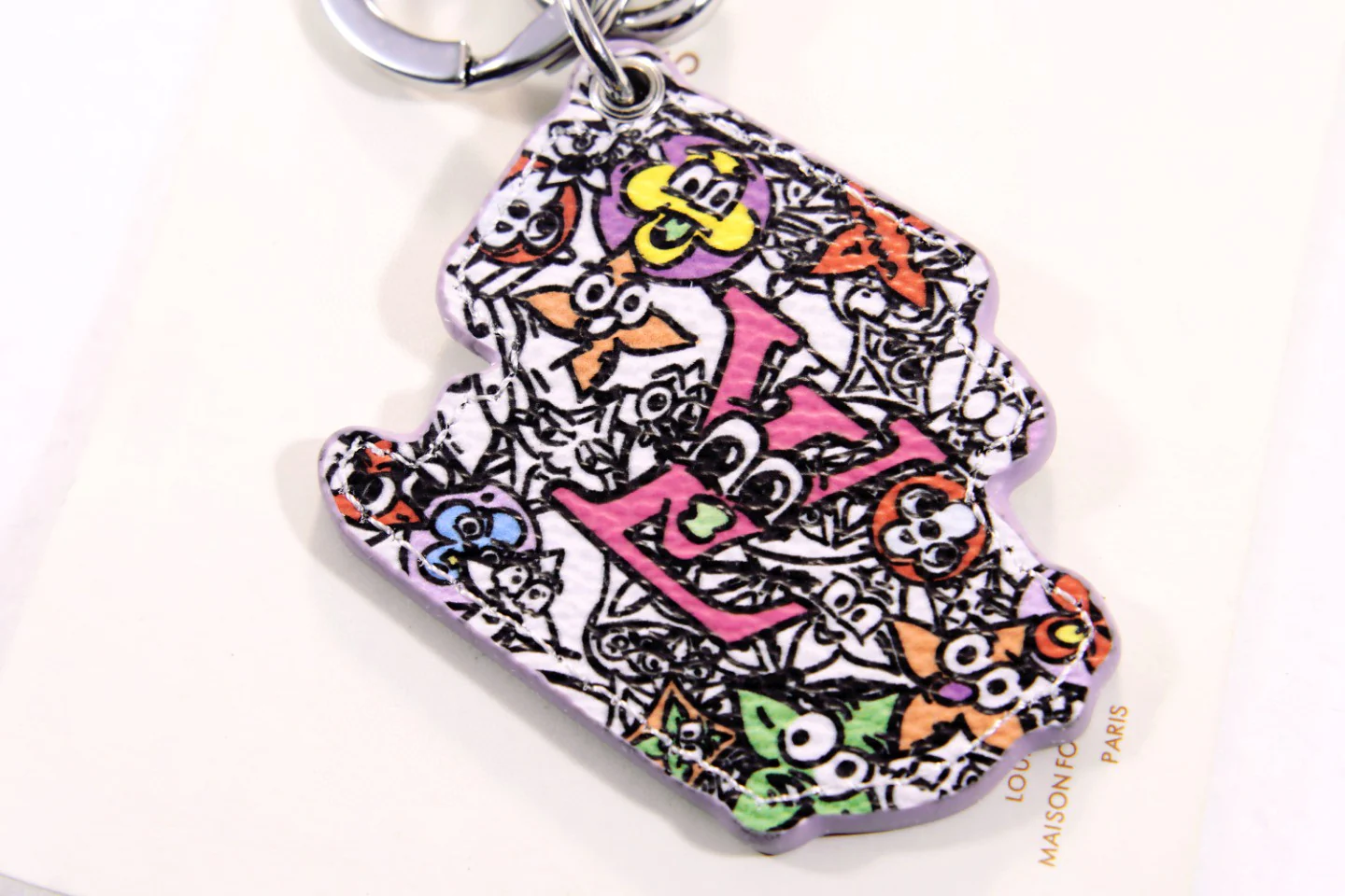 LVK076 Luxury designer Chromatic Keychain - ccjewelryacc