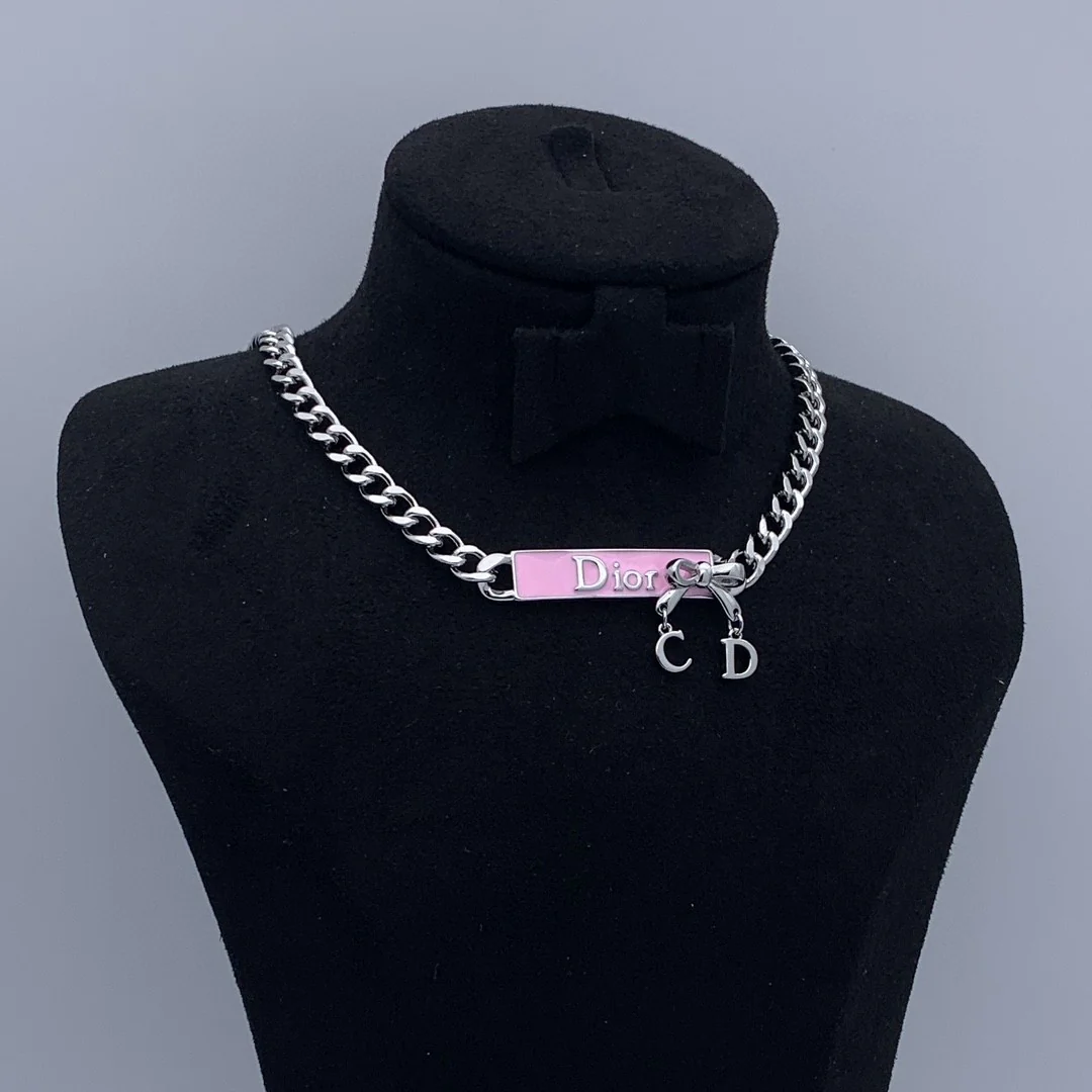 CDN251 High quality Luxury Designer CD Women Choker Necklace - ccjewelryacc