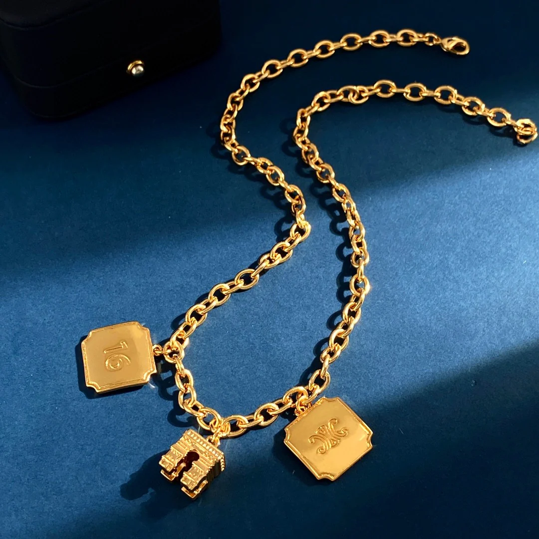 CLN002  Triomphe pendant necklace - ccjewelryacc